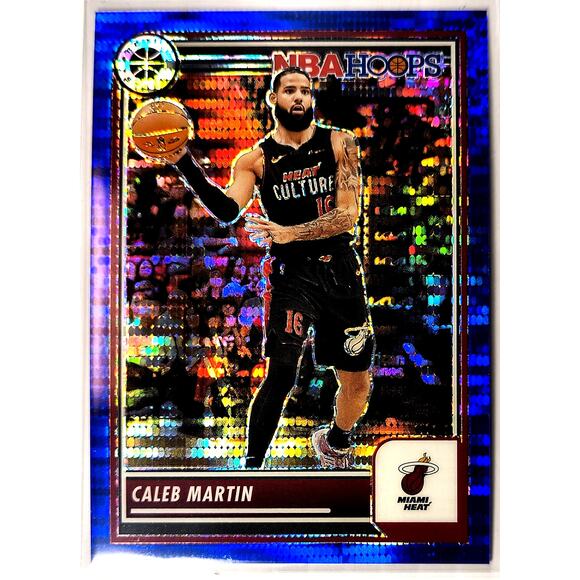 2023-24 NBA Hoops Premium Stock CALEB MARTIN #187 Blue Pulsar Prizm 59/75 - Picture 1 of 2